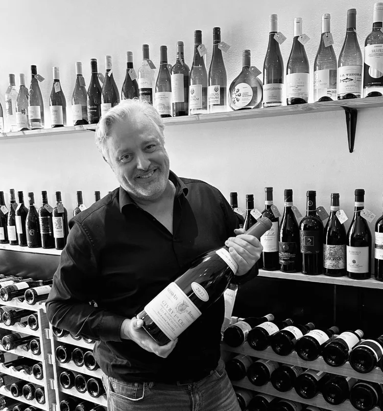 Michiel van Tetering in de winkel